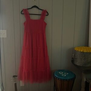 Elegant Red Sleeveless Dress